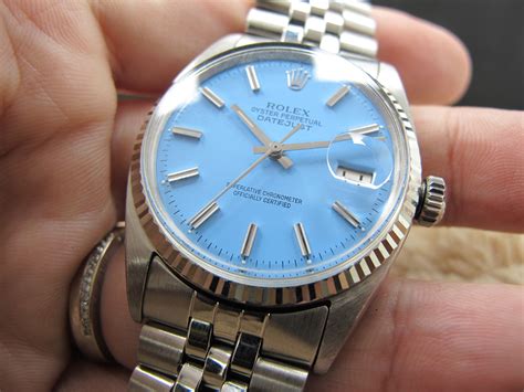 rolex datejust sky blue dial